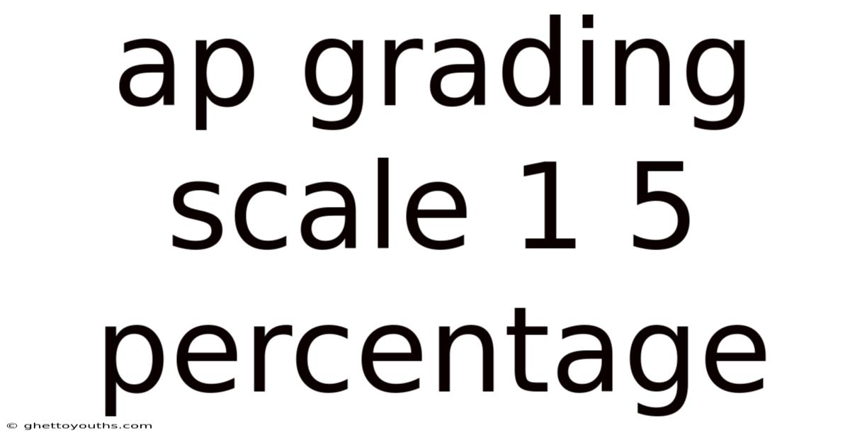 Ap Grading Scale 1 5 Percentage