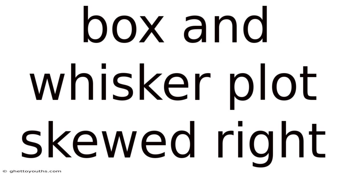 Box And Whisker Plot Skewed Right
