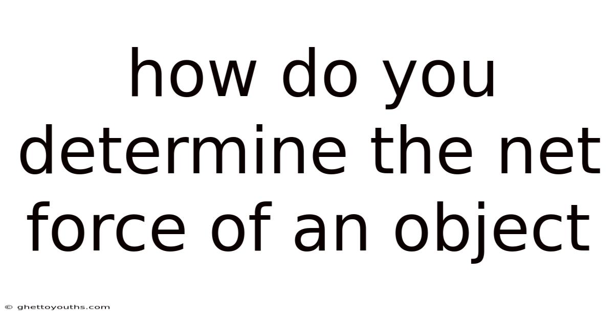 How Do You Determine The Net Force Of An Object
