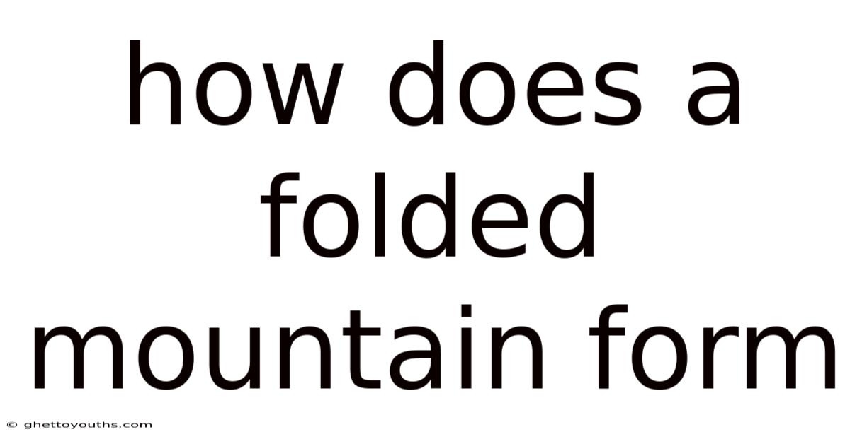 How Does A Folded Mountain Form
