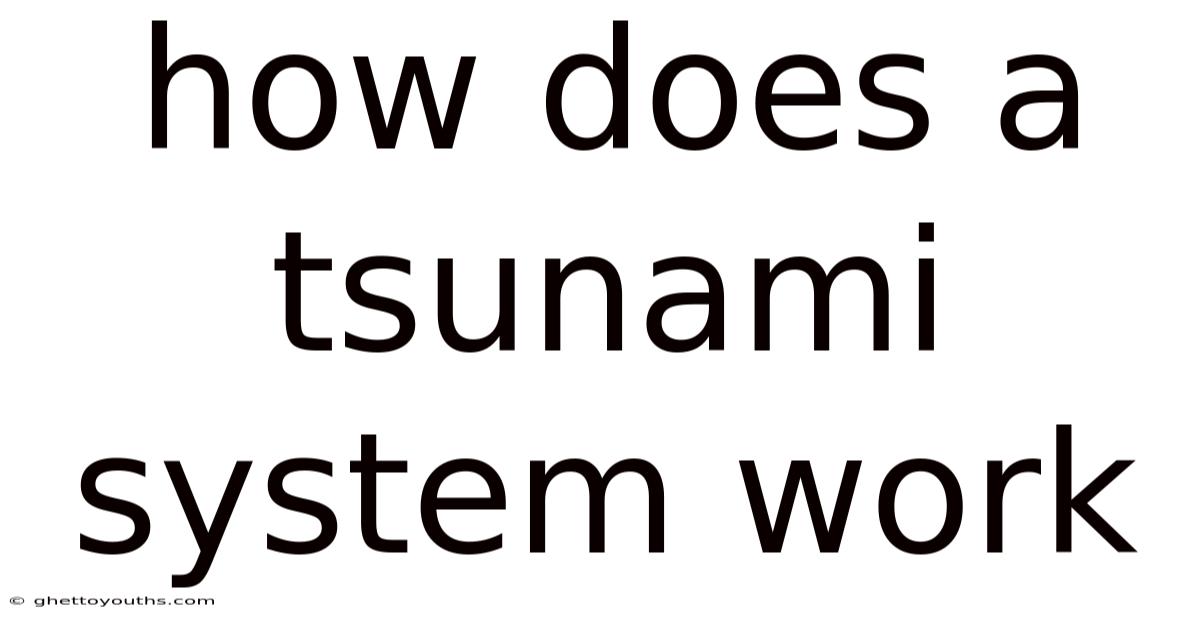 How Does A Tsunami System Work