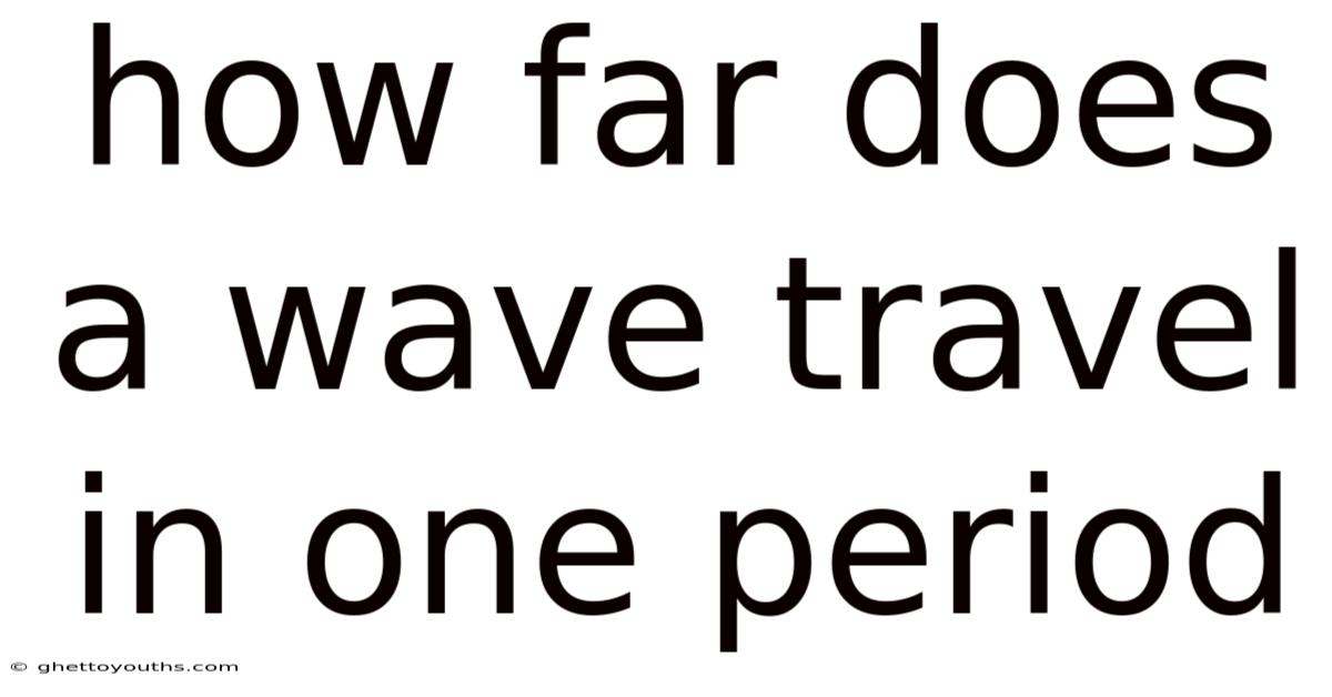 How Far Does A Wave Travel In One Period