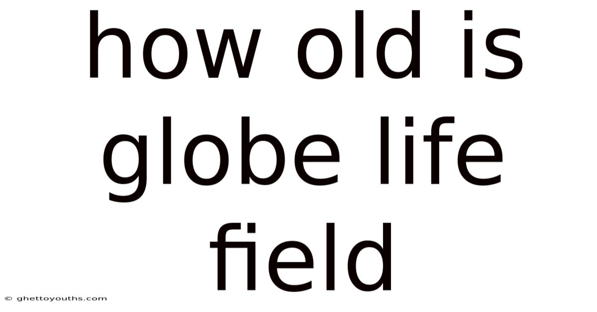 How Old Is Globe Life Field