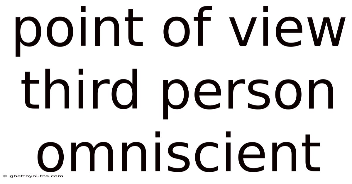 Point Of View Third Person Omniscient