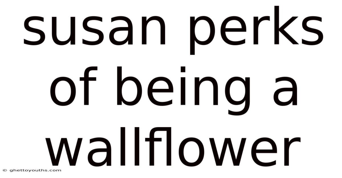 Susan Perks Of Being A Wallflower