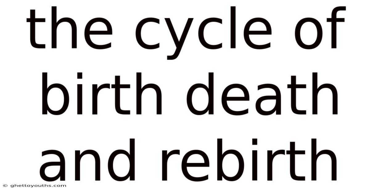 The Cycle Of Birth Death And Rebirth