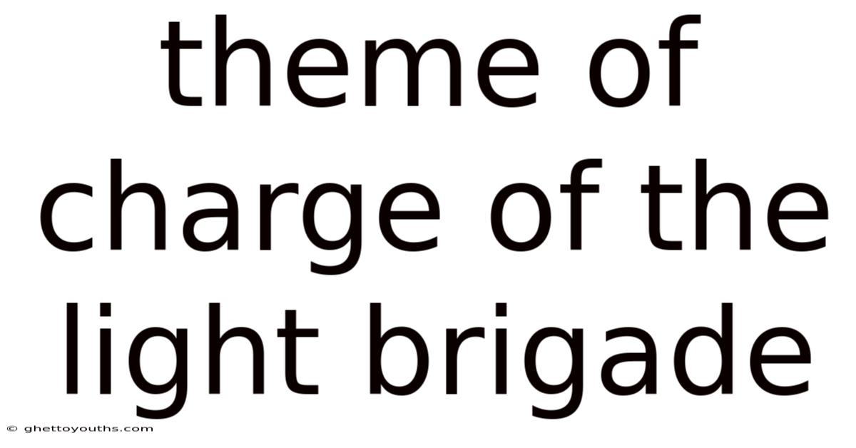 Theme Of Charge Of The Light Brigade