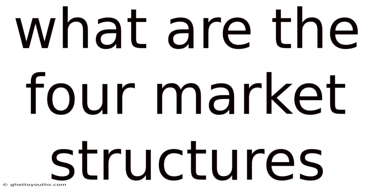 What Are The Four Market Structures