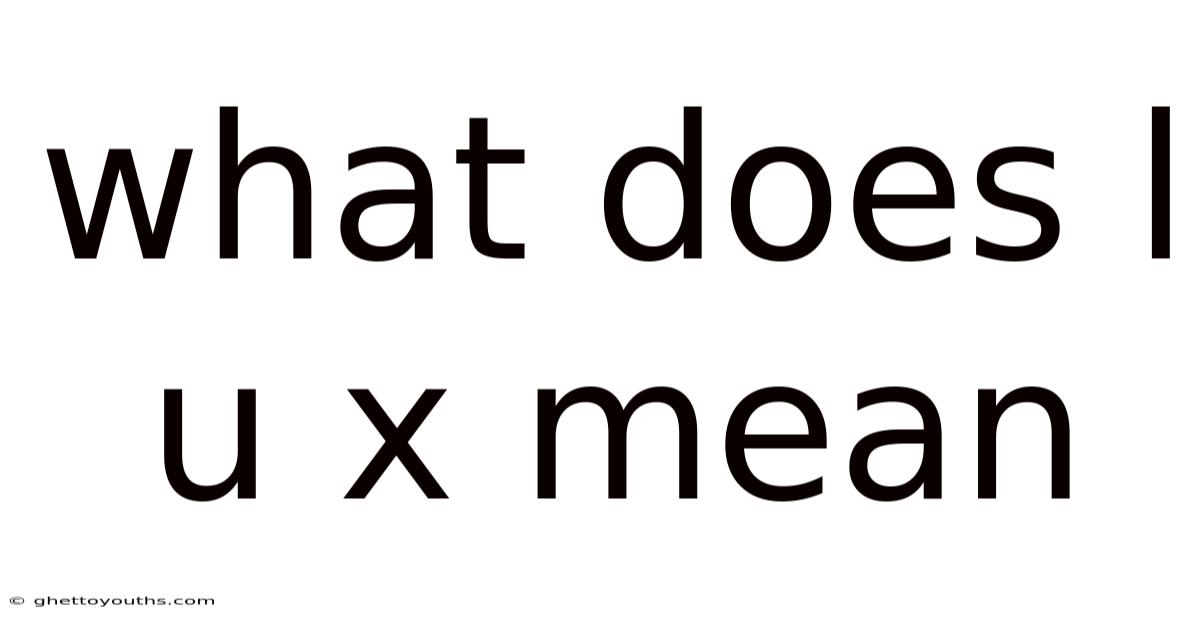 What Does L U X Mean