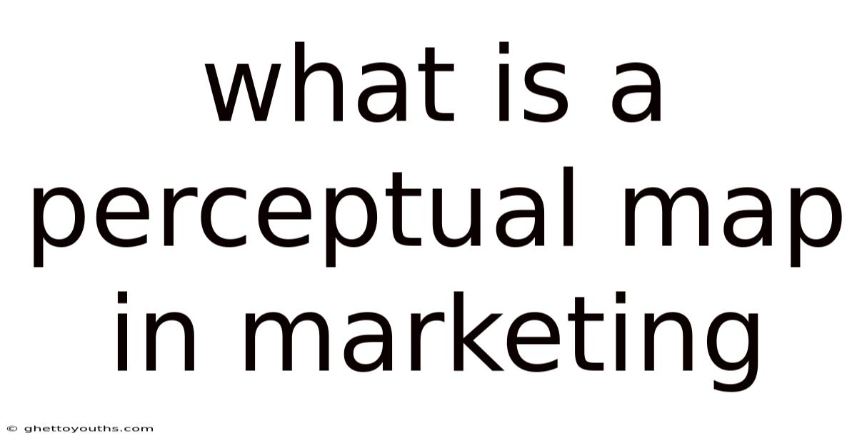 What Is A Perceptual Map In Marketing