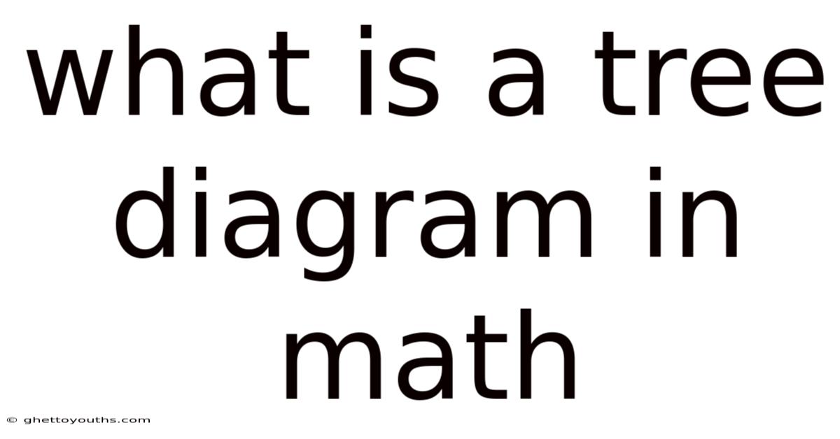 What Is A Tree Diagram In Math