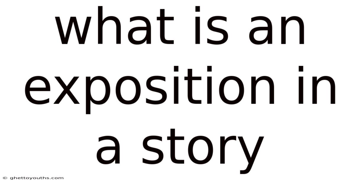 What Is An Exposition In A Story