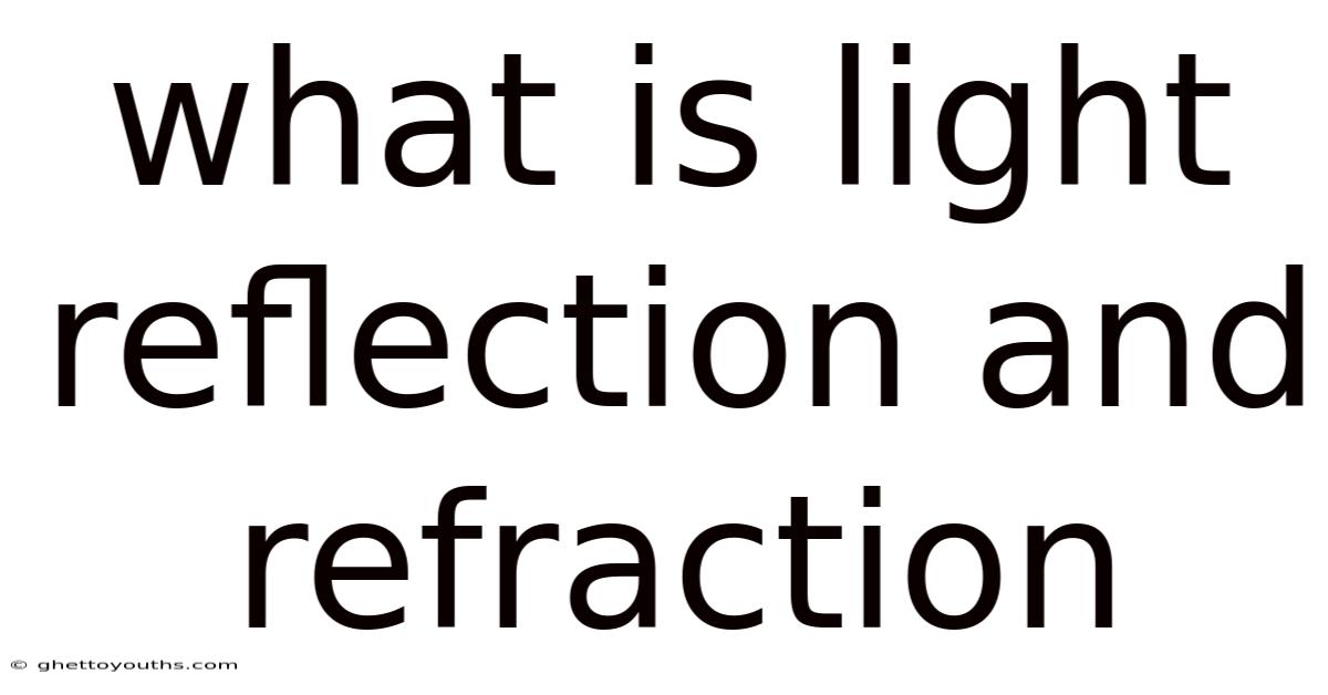 What Is Light Reflection And Refraction