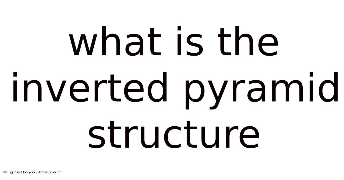 What Is The Inverted Pyramid Structure