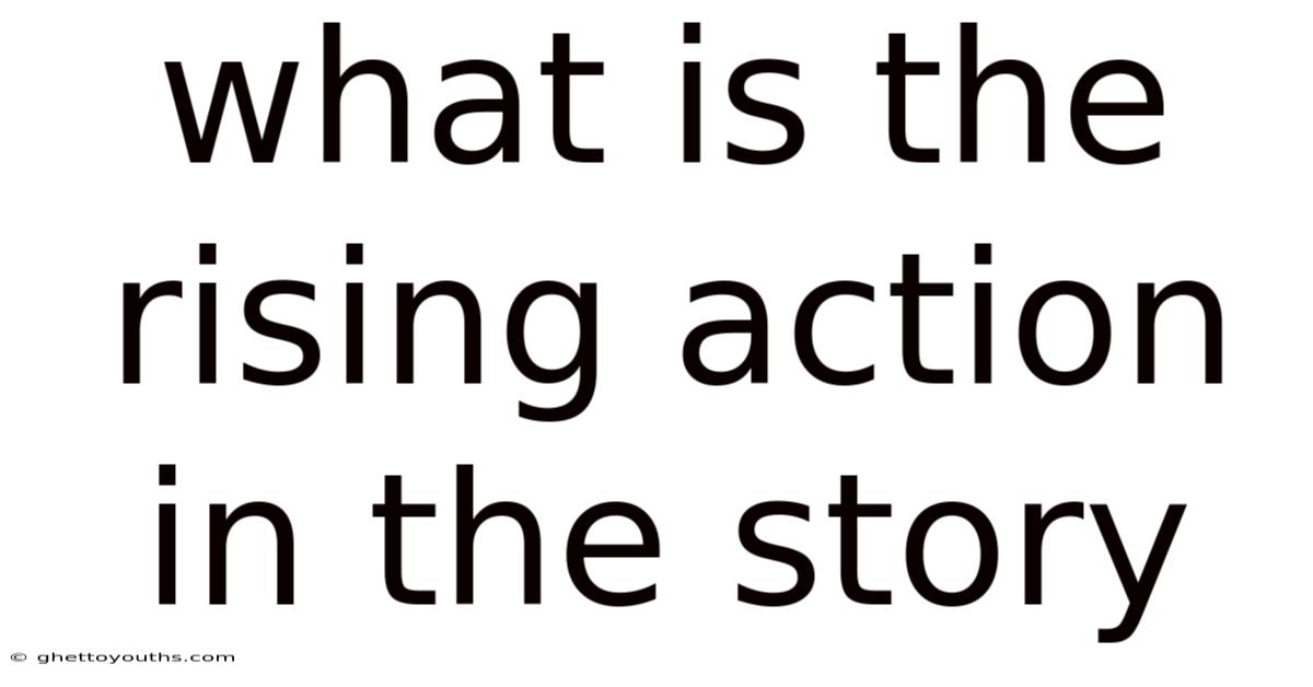 What Is The Rising Action In The Story