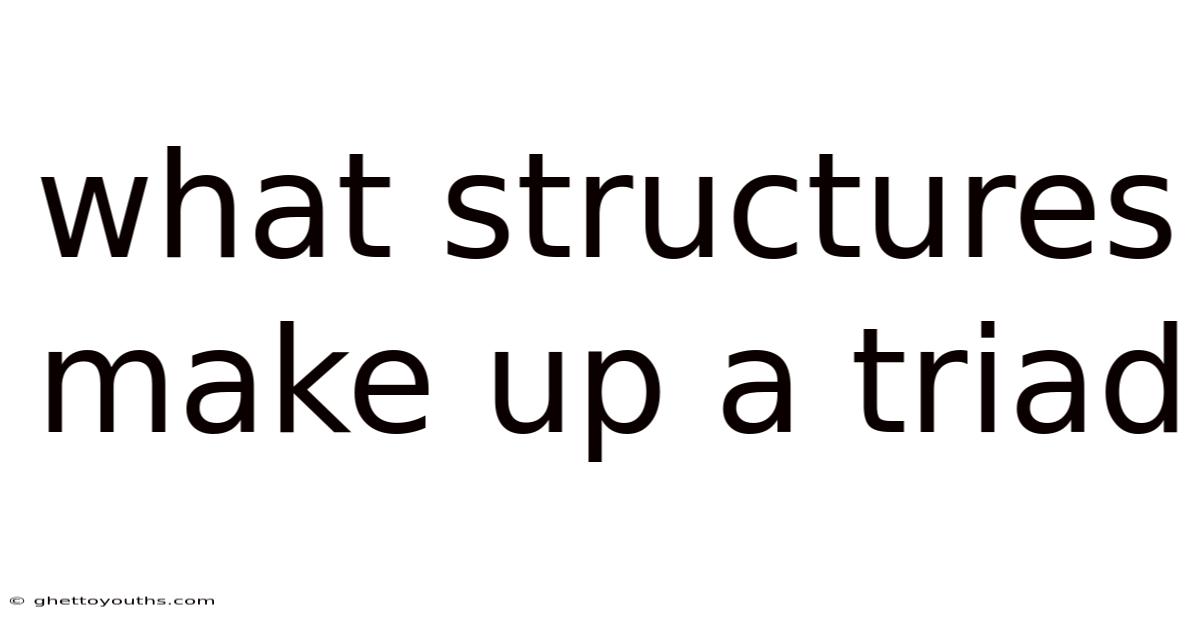 What Structures Make Up A Triad