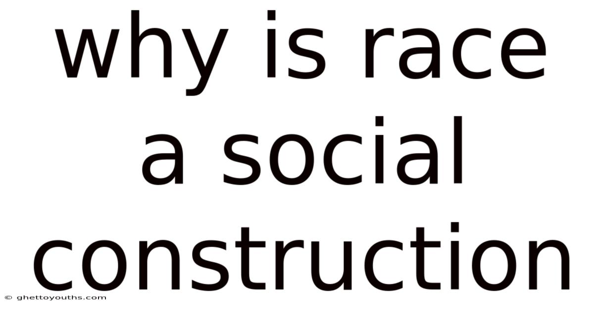 Why Is Race A Social Construction